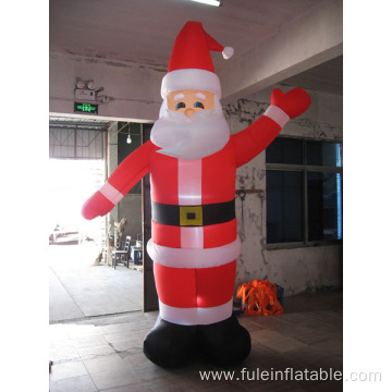 Giant inflatable santa for Christmas decoration